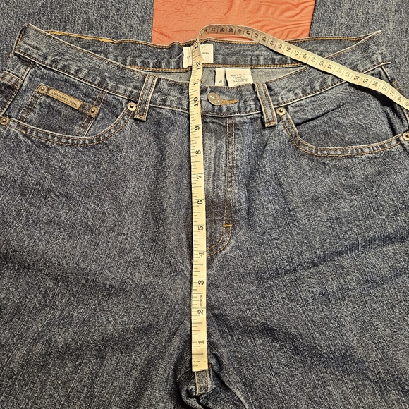 Calvin Klein Boot Cut Iconic Jeans Color Doublestone sz10 Hi Waist E.U.C. - Picture 7 of 11